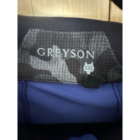 Greyson Golf Sequoia Full Zip Jacket Mens Size XXL Bright Cobalt Blue - Picture 2 of 4